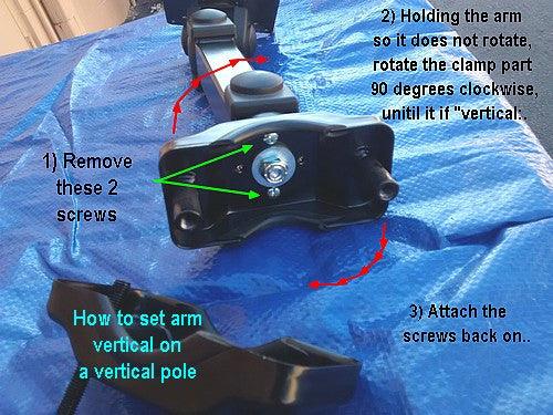 DP125 12.5-Inch Universal VESA Monitor Arm Mount