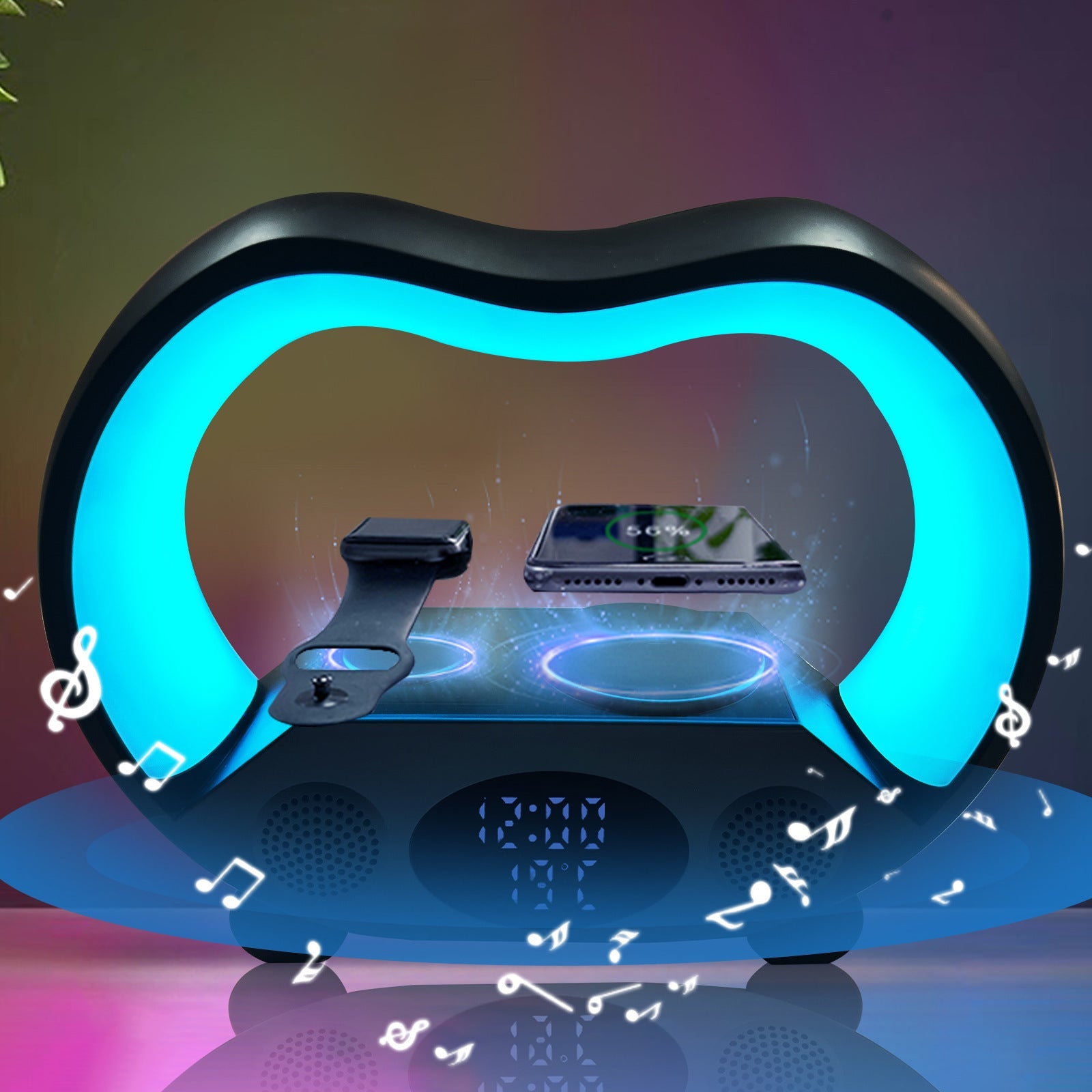 6-in-1 Smart Bluetooth LED Table Lamp