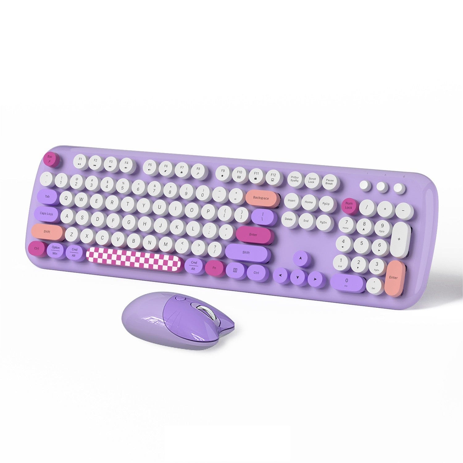 Wireless Keyboard Mouse Combo Silent 104 Keys