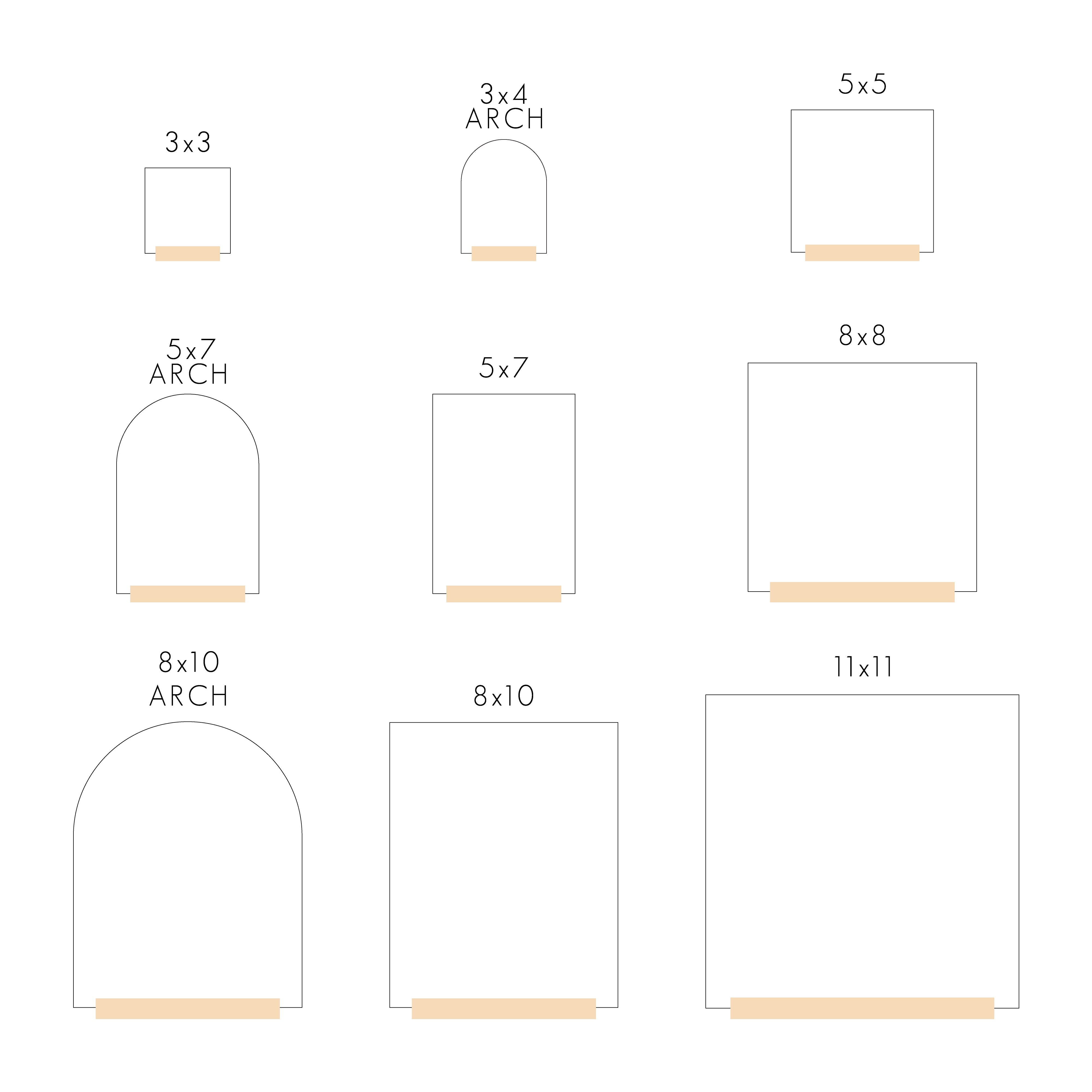 Minimalist Monthly Square Desk Calendar