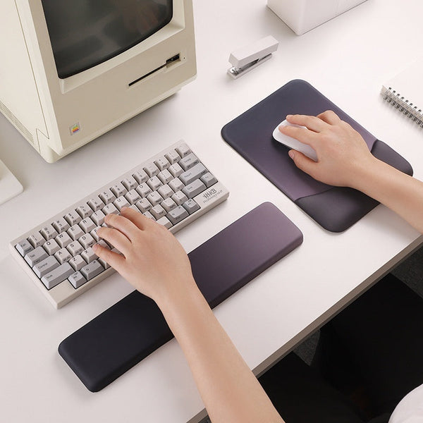 Square Silicone Gel Mouse Pad with Wrist Rest