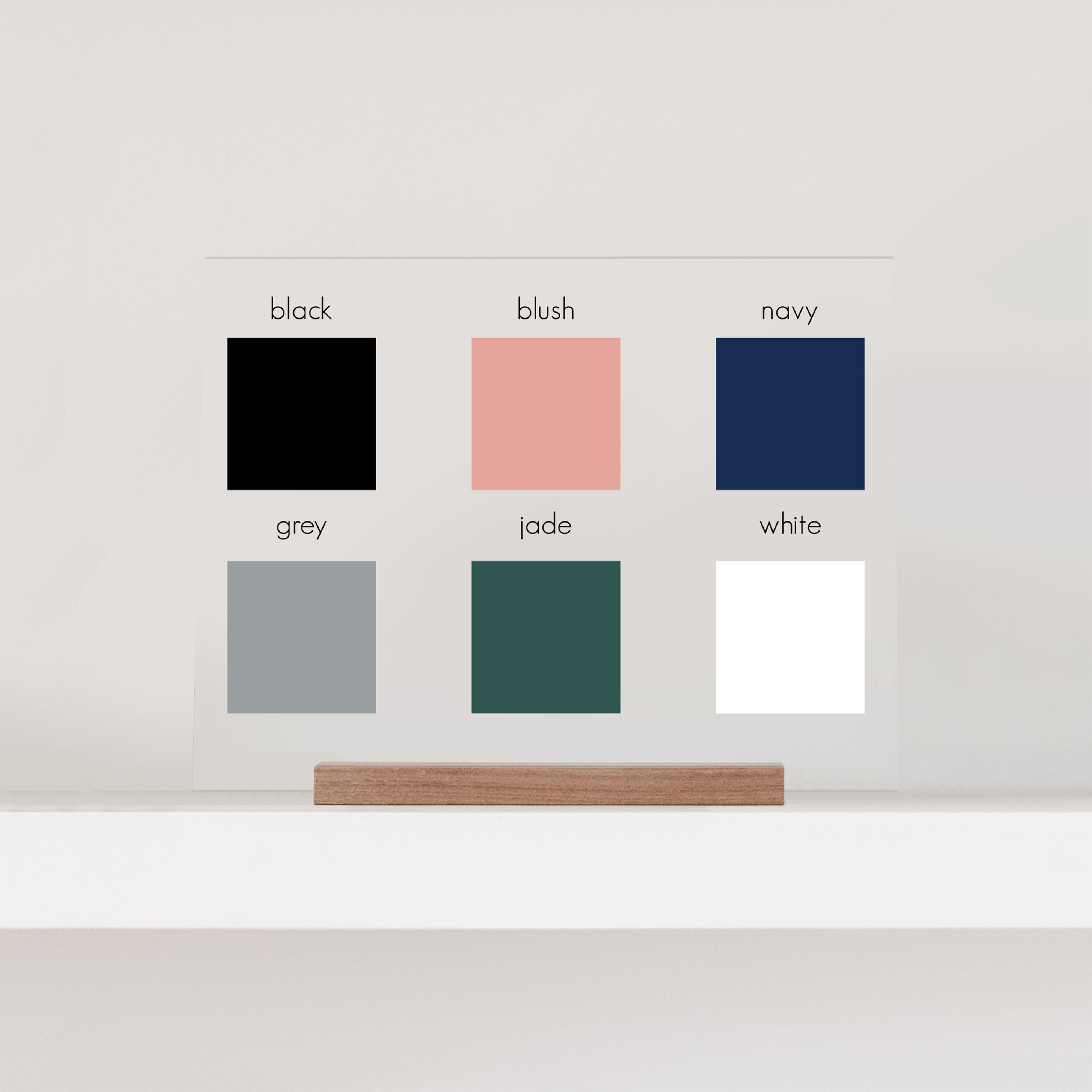 Minimalist Monthly Square Desk Calendar
