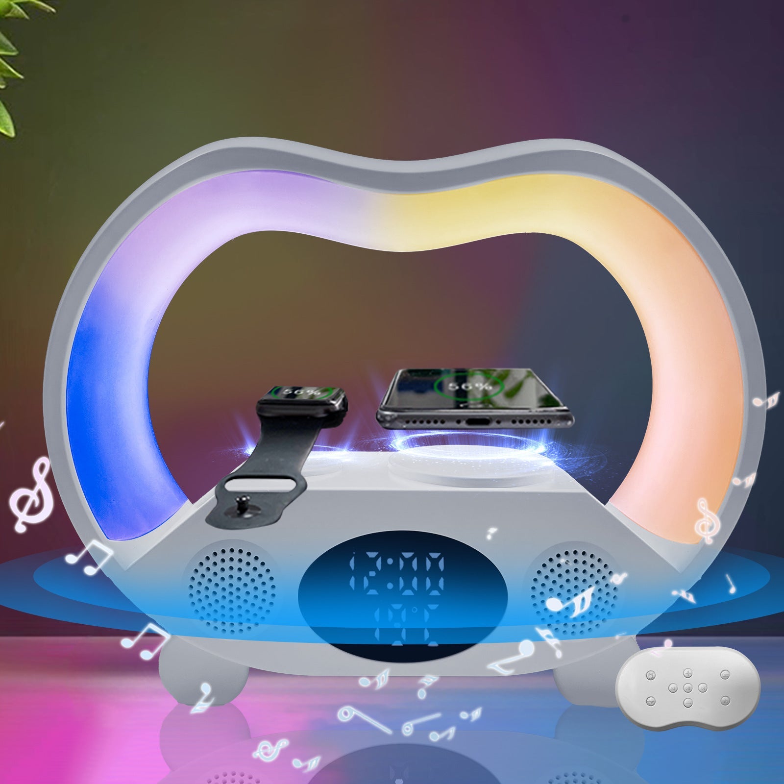 6-in-1 Smart Bluetooth LED Table Lamp