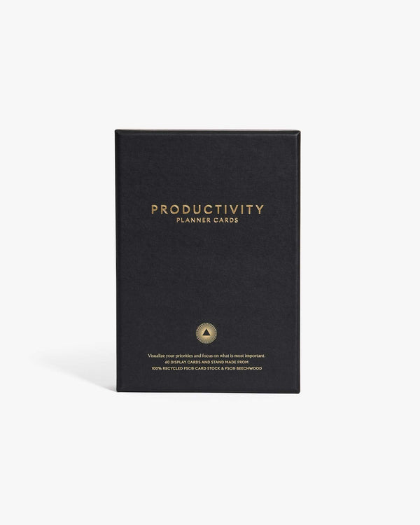 Productivity Planner Cards for Daily Organization