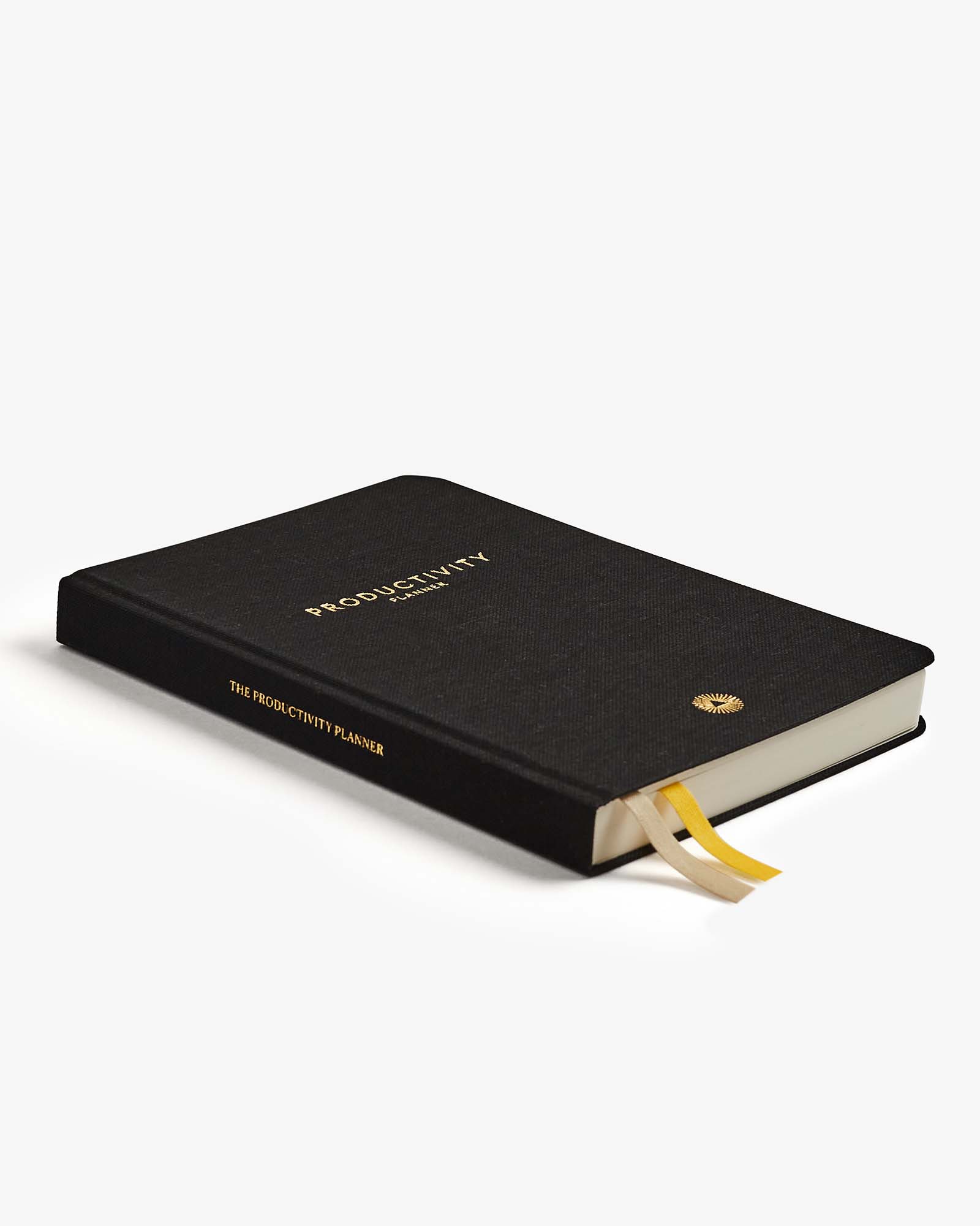 Black Productivity Planner for Daily Organization