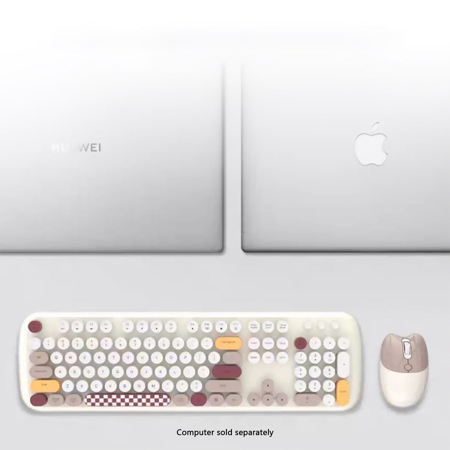 Wireless Keyboard Mouse Combo Silent 104 Keys