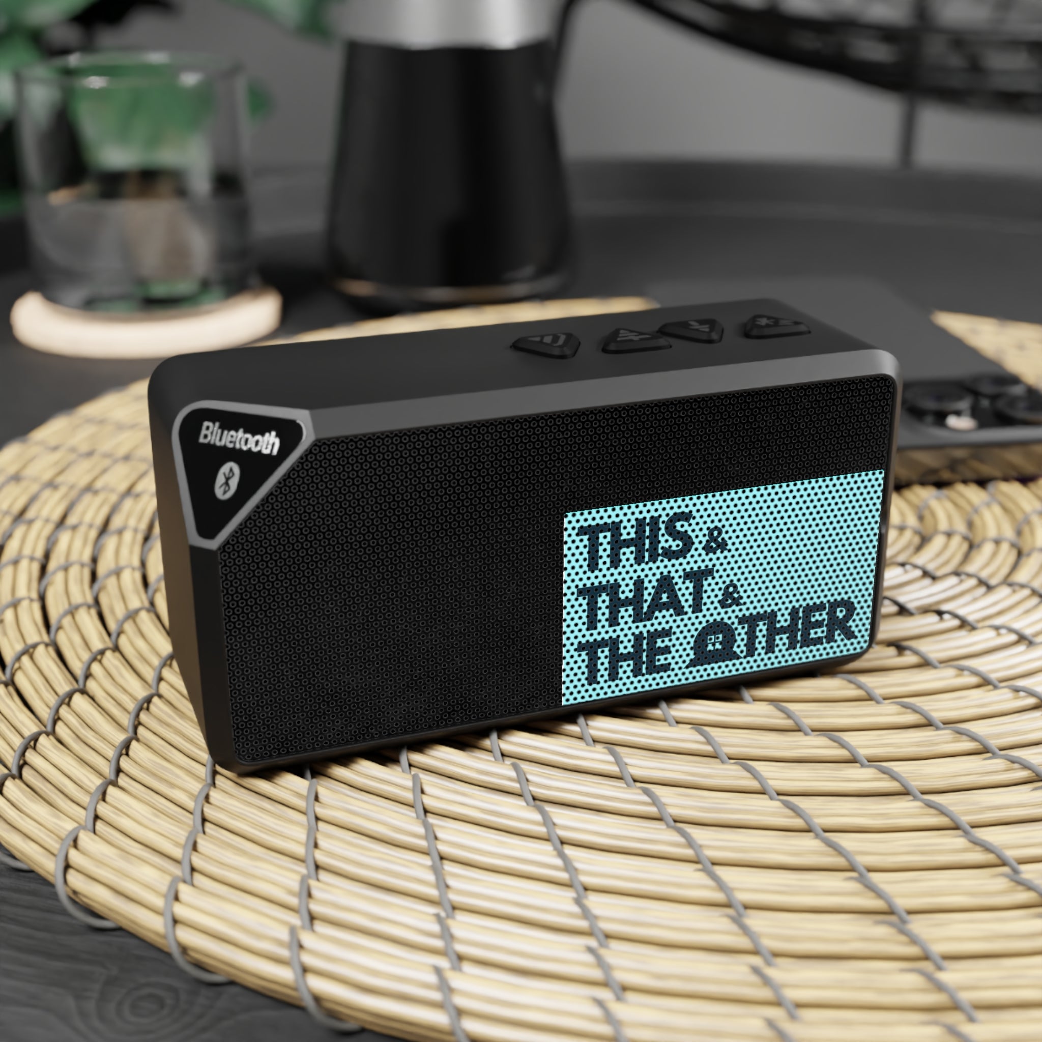 Jabba Bluetooth Speaker — Portable Wireless Speaker with "This & That & The Other" Graphic