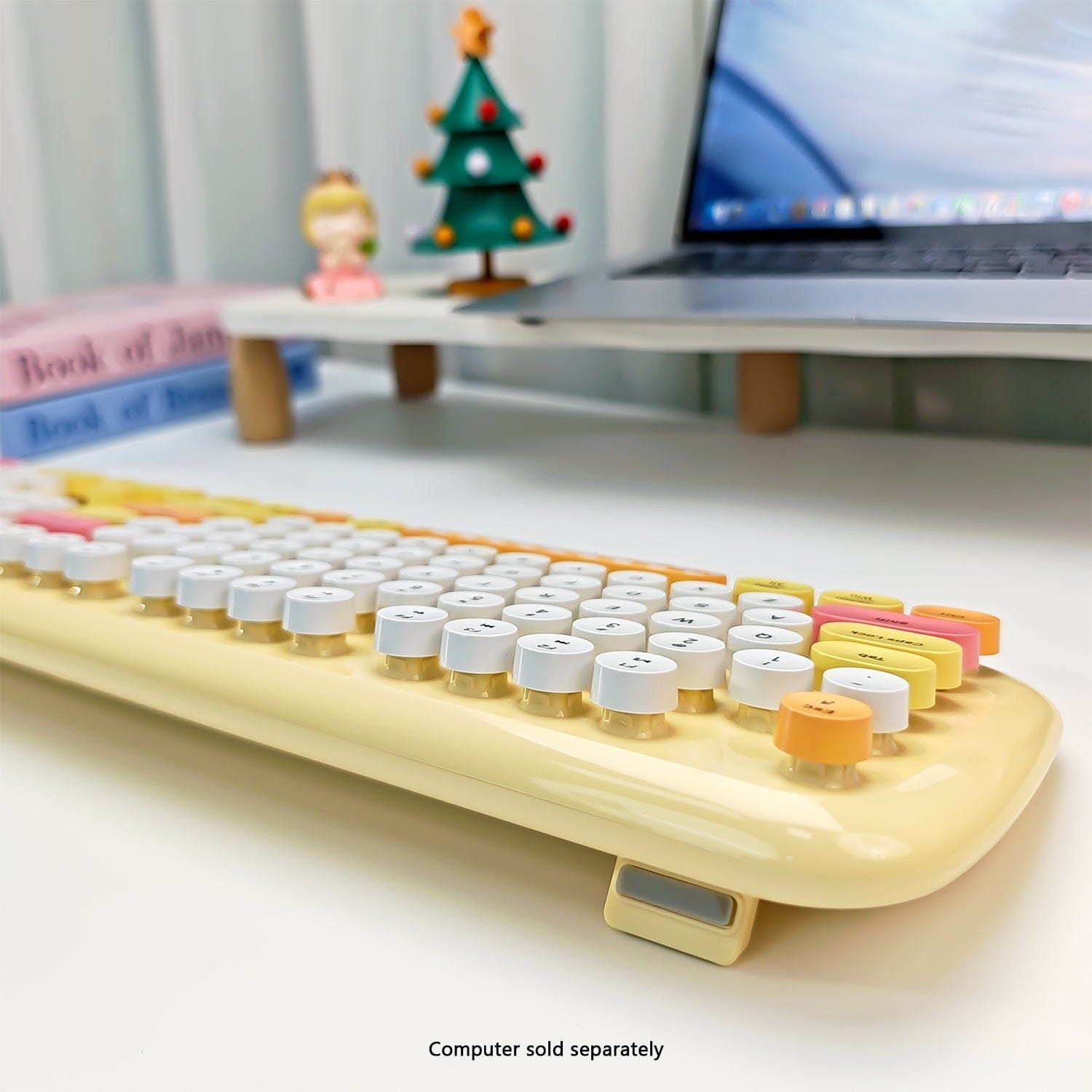 Wireless Keyboard Mouse Combo Silent 104 Keys