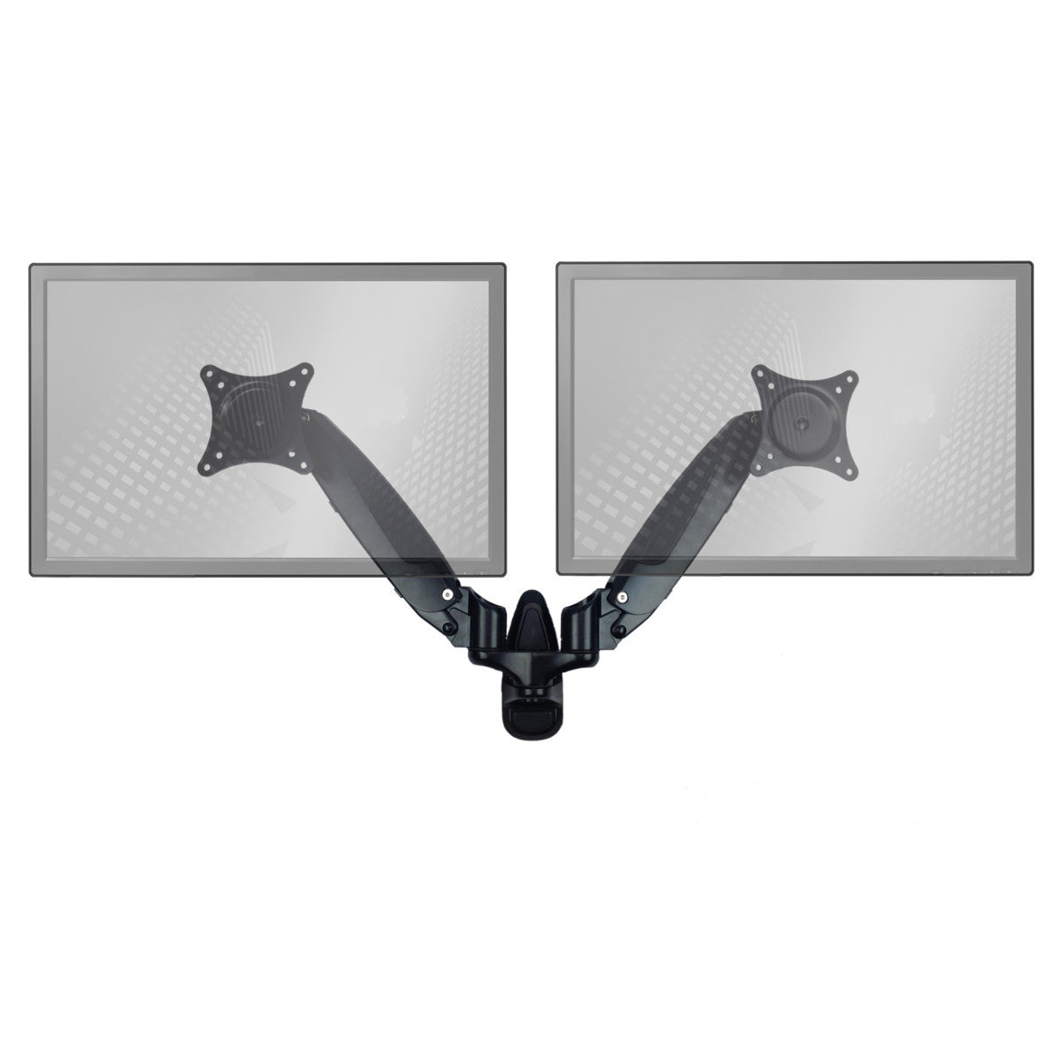 Dual Screen Sit Stand Wall Mount Monitor Arm