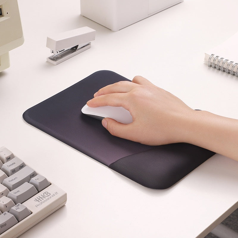 Square Silicone Gel Mouse Pad with Wrist Rest