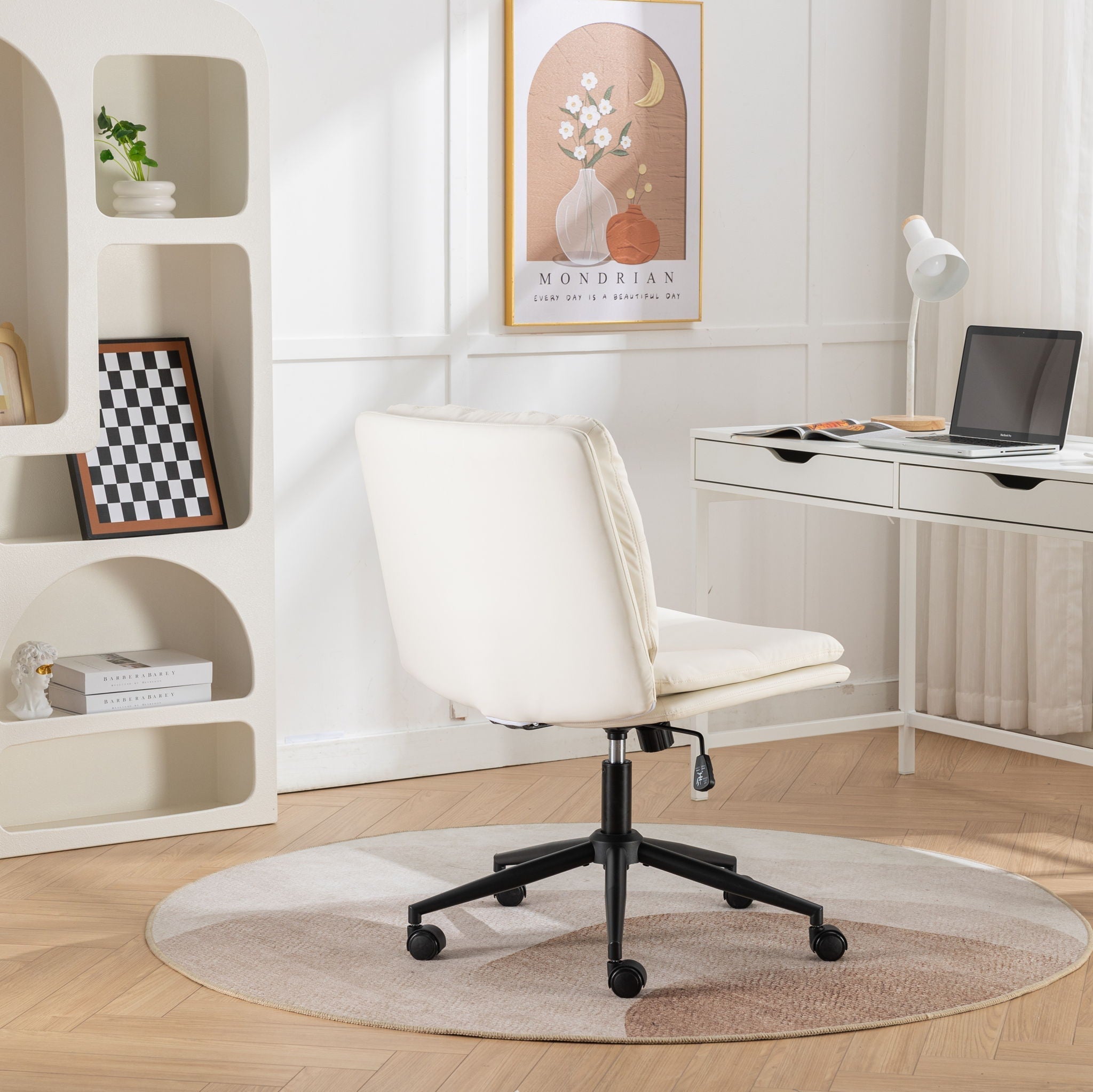 Adjustable Swivel Criss-Cross Chair