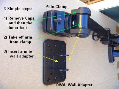 DP125 12.5-Inch Universal VESA Monitor Arm Mount
