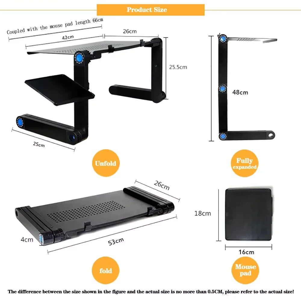 Foldable Adjustable Ergonomic Laptop Stand