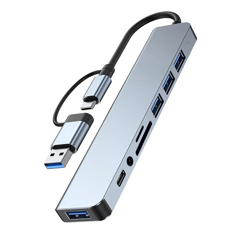 Multifunctional LED Desk Lamp with Clock