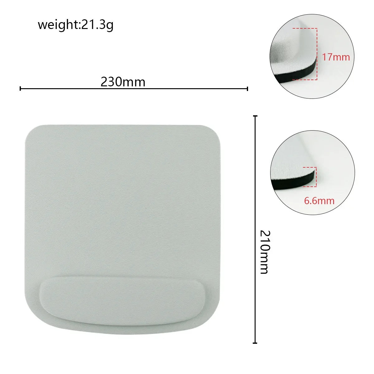 Ergonomic EVA Mouse Pad With Wrist Support