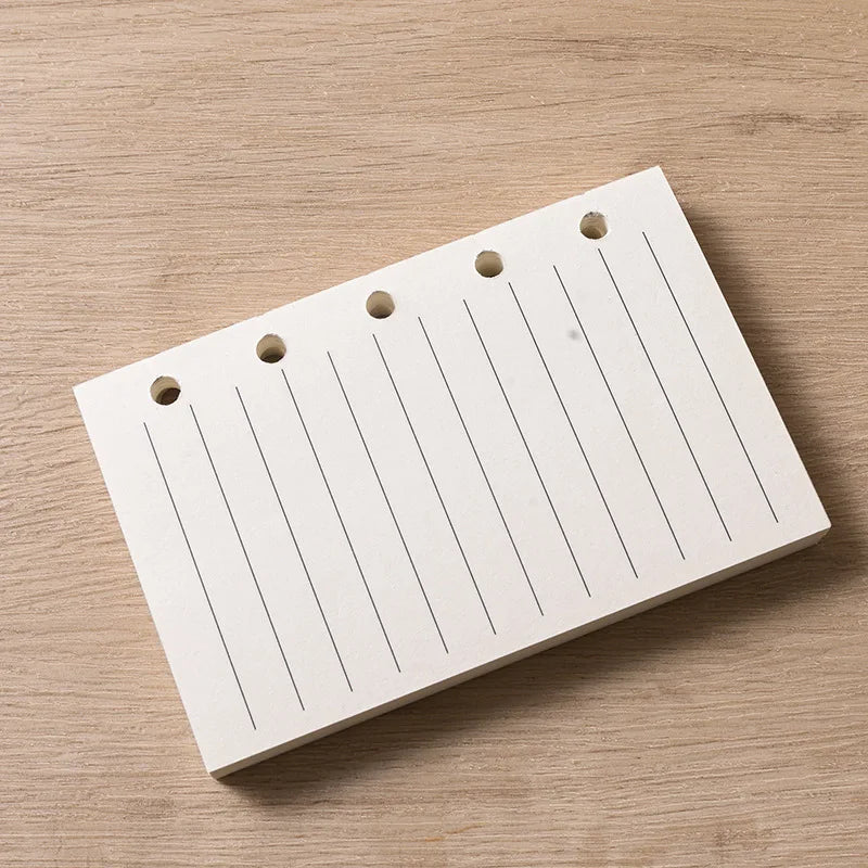 Refillable Dot Grid Lined Paper Journal Planner