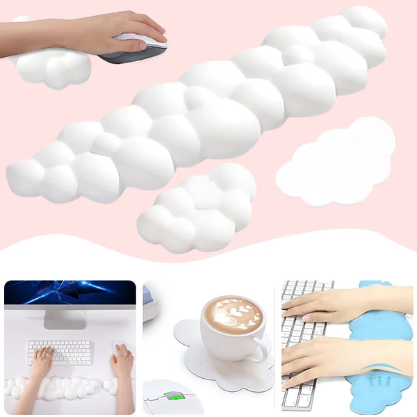 Cloud Shaped Ergonomic Wrist Rest