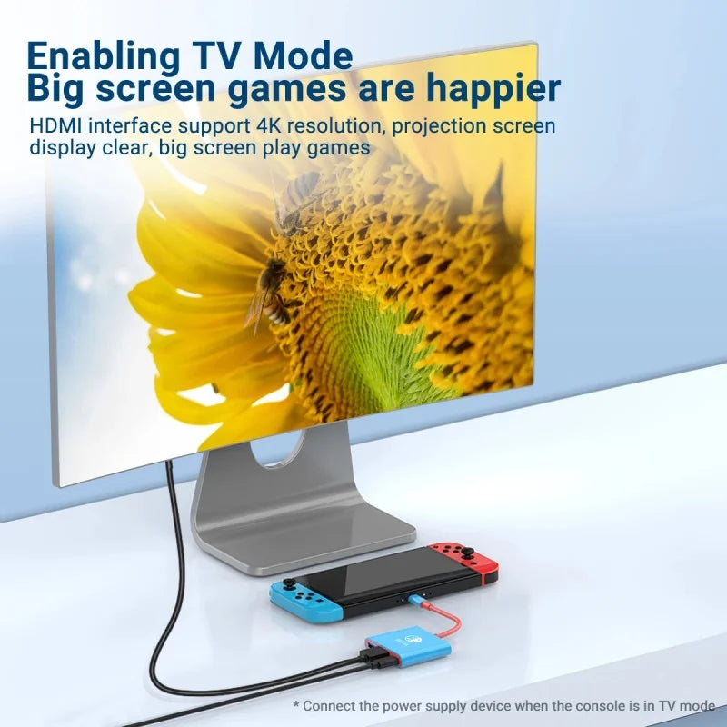 Portable Switch Type-C Docking Station Hub