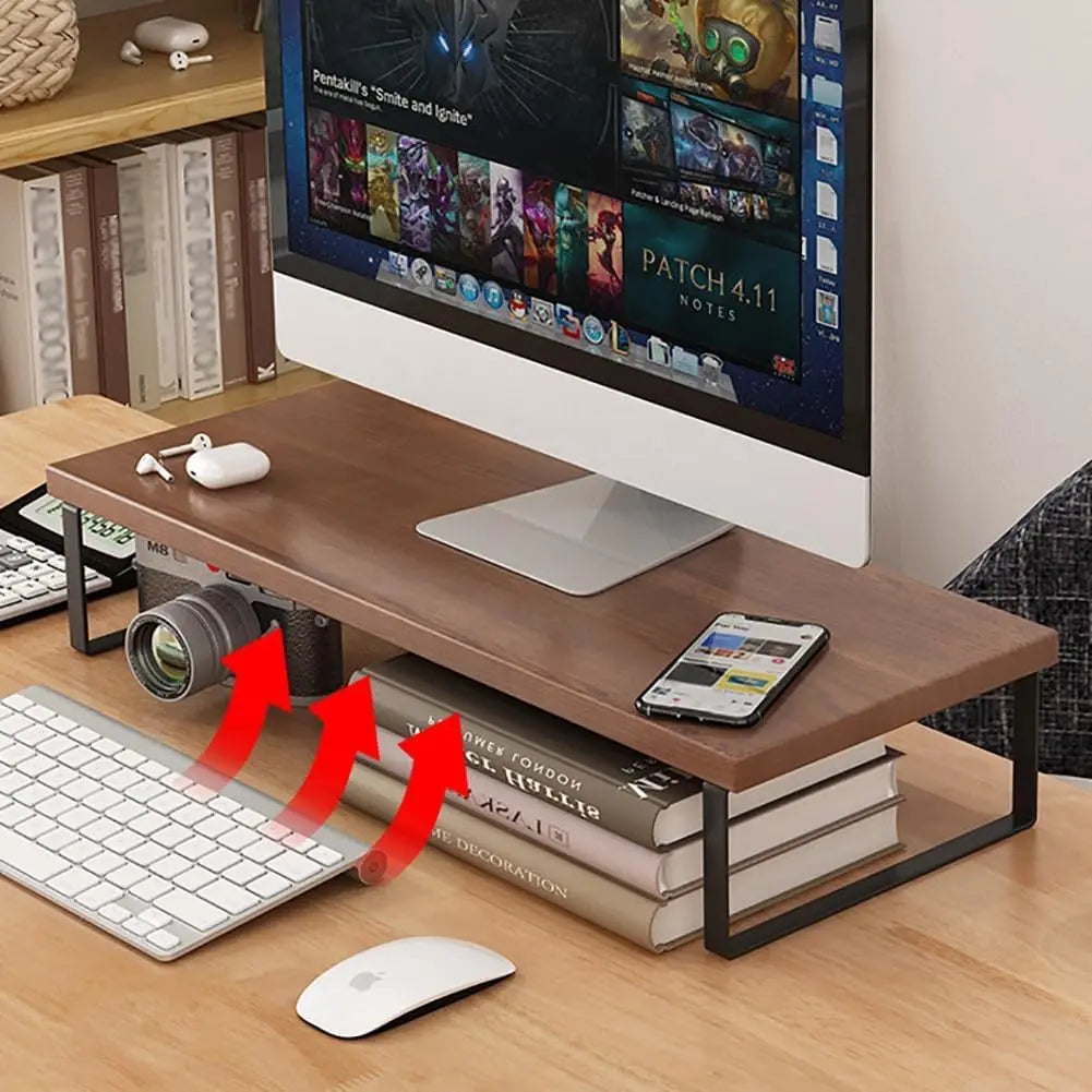 Ergonomic Computer Monitor Stand Desk Riser