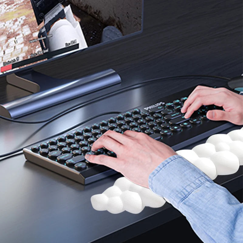 Cloud Shaped Ergonomic Wrist Rest