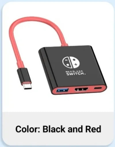 Portable Switch Type-C Docking Station Hub