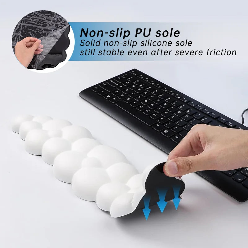 Cloud Shaped Ergonomic Wrist Rest
