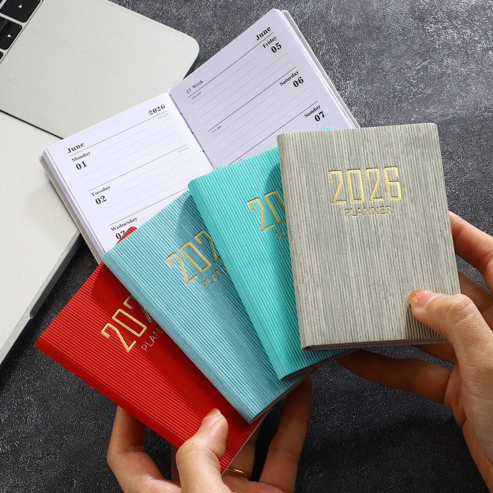 A7 2026 Mini English Weekly Planner