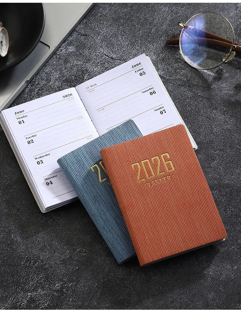 A7 2026 Mini English Weekly Planner