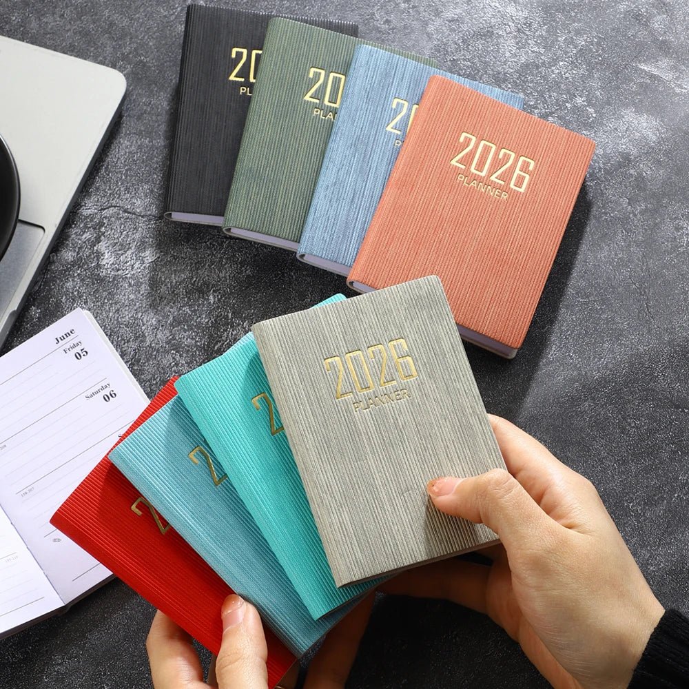 A7 2026 Mini English Weekly Planner