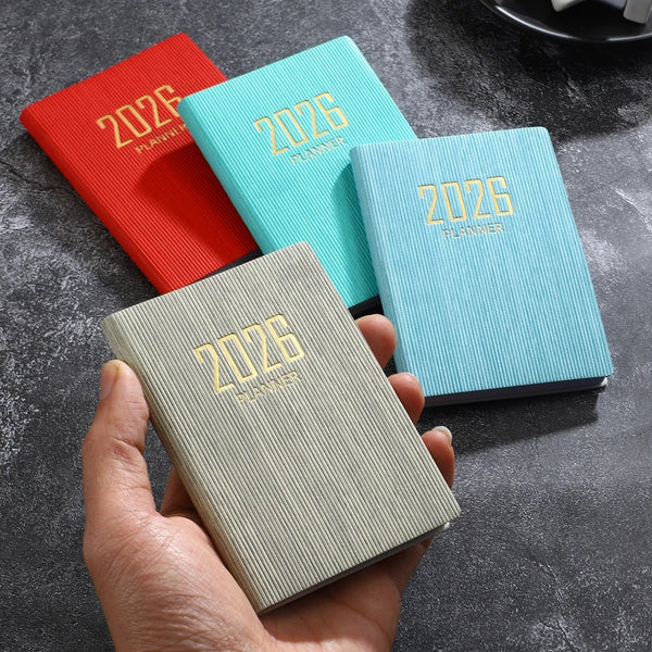 A7 2026 Mini English Weekly Planner