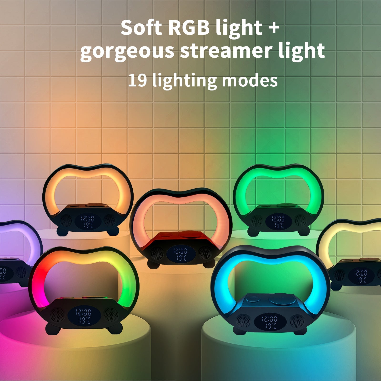 6-in-1 Smart Bluetooth LED Table Lamp