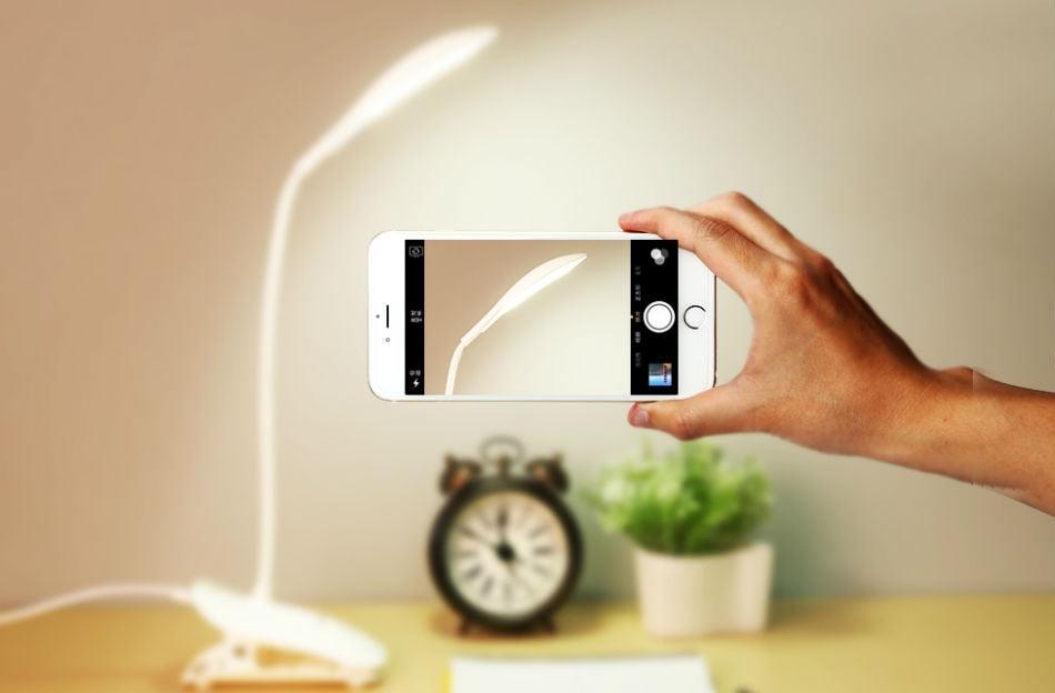 USB LED Clip-On Desk Lamp with Touch Control