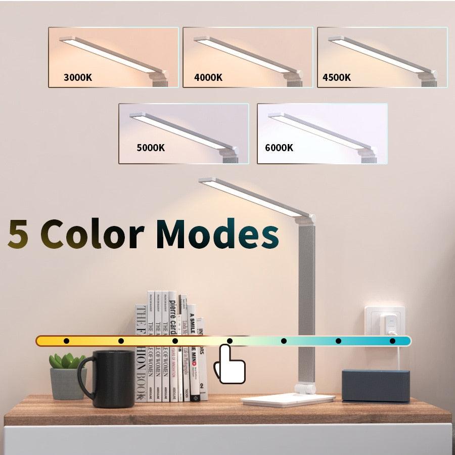 Foldable Rotatable LED Desk Lamp with Touch Control