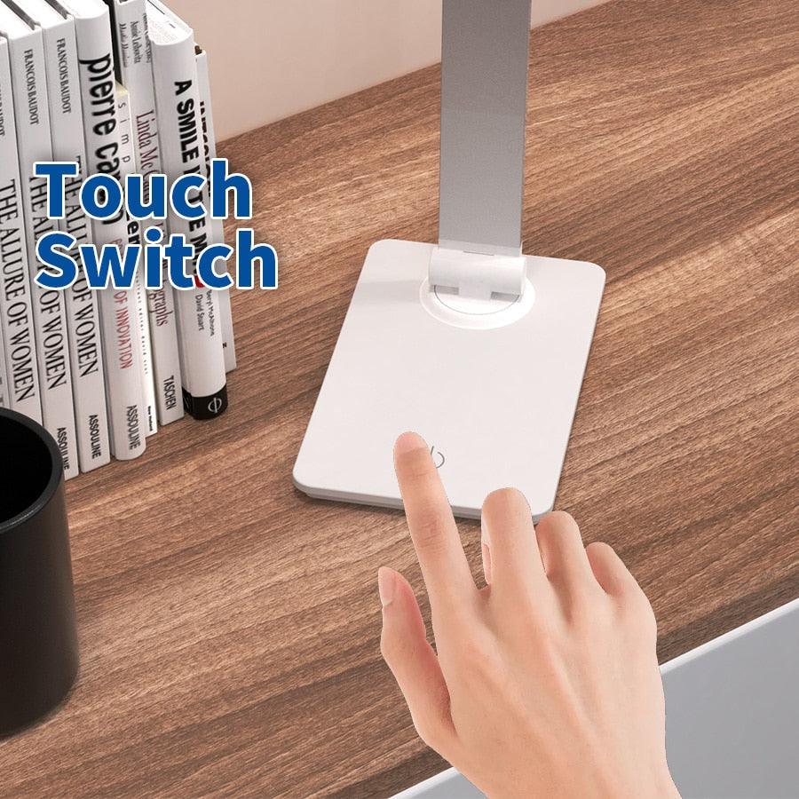 Foldable Rotatable LED Desk Lamp with Touch Control