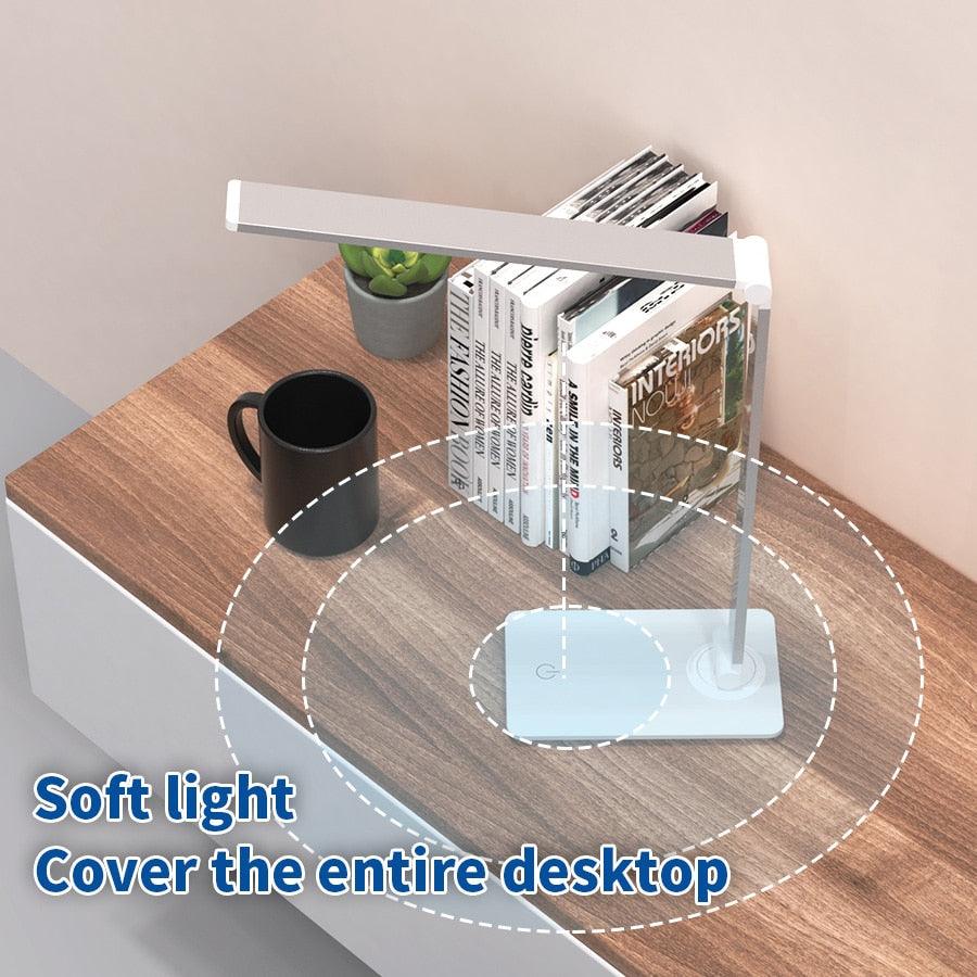 Foldable Rotatable LED Desk Lamp with Touch Control