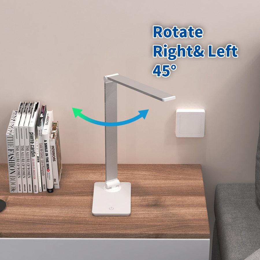Foldable Rotatable LED Desk Lamp with Touch Control