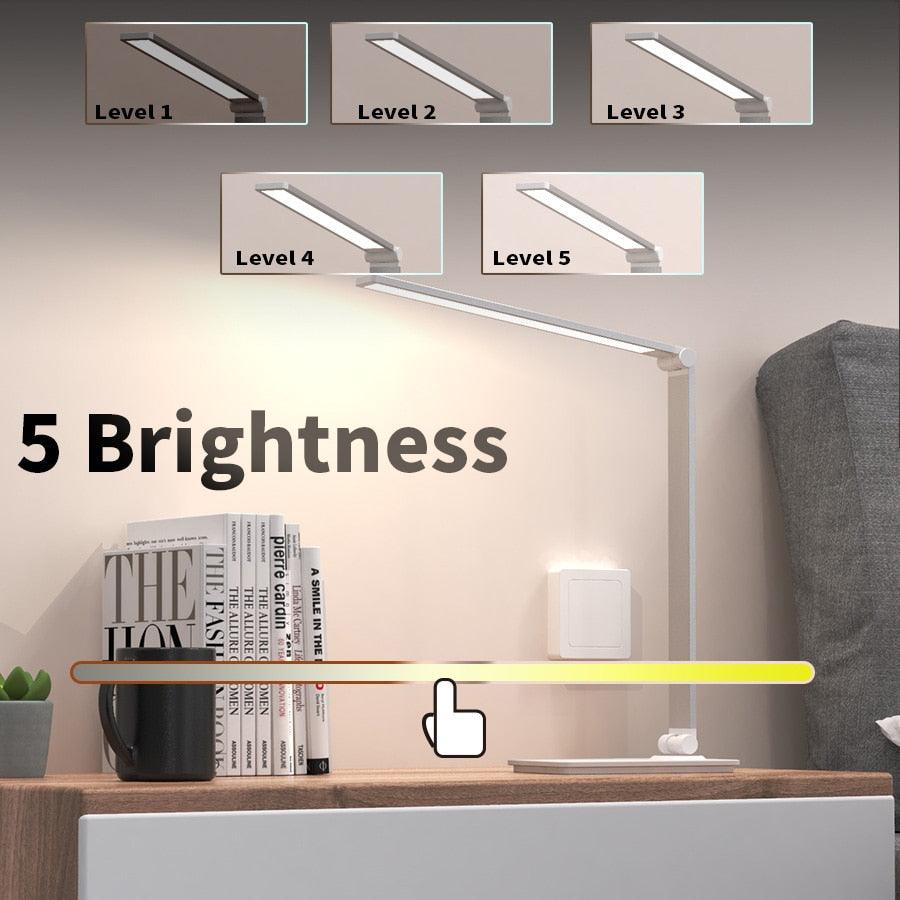 Foldable Rotatable LED Desk Lamp with Touch Control