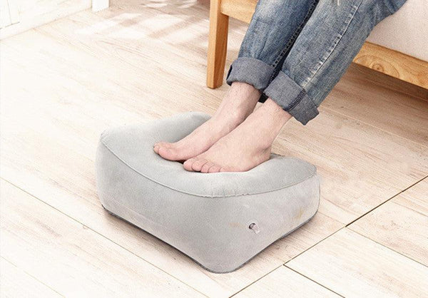 Inflatable PVC Footrest Pillow for Travel
