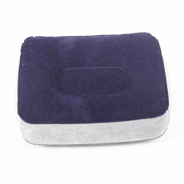 Inflatable PVC Footrest Pillow for Travel