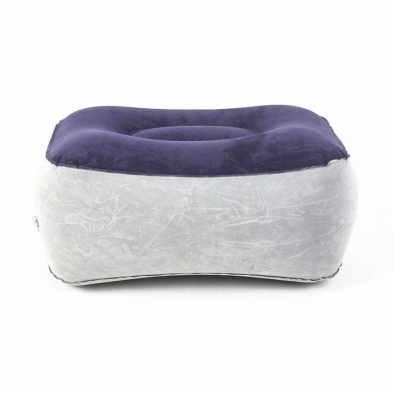 Inflatable PVC Footrest Pillow for Travel